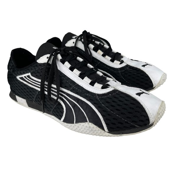 Puma Shoes | Puma H. Street Mesh White Black Basket Clyde Casual Shoe Mens | Color: Black/White | Size: 10 | Balancedapparel's Closet